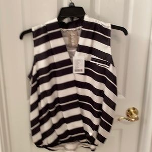 Black/white stripe top from Anthropologie NWT